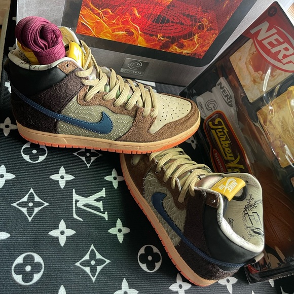 Nike concepts x SB Pro dunk hi (turdunkin) Special 📦 - Picture 1 of 16